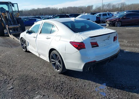 2019 Acura Tlx Tech A-Spec Pkgs из США, поврежденный, VIN 19UUB3F60KA005206